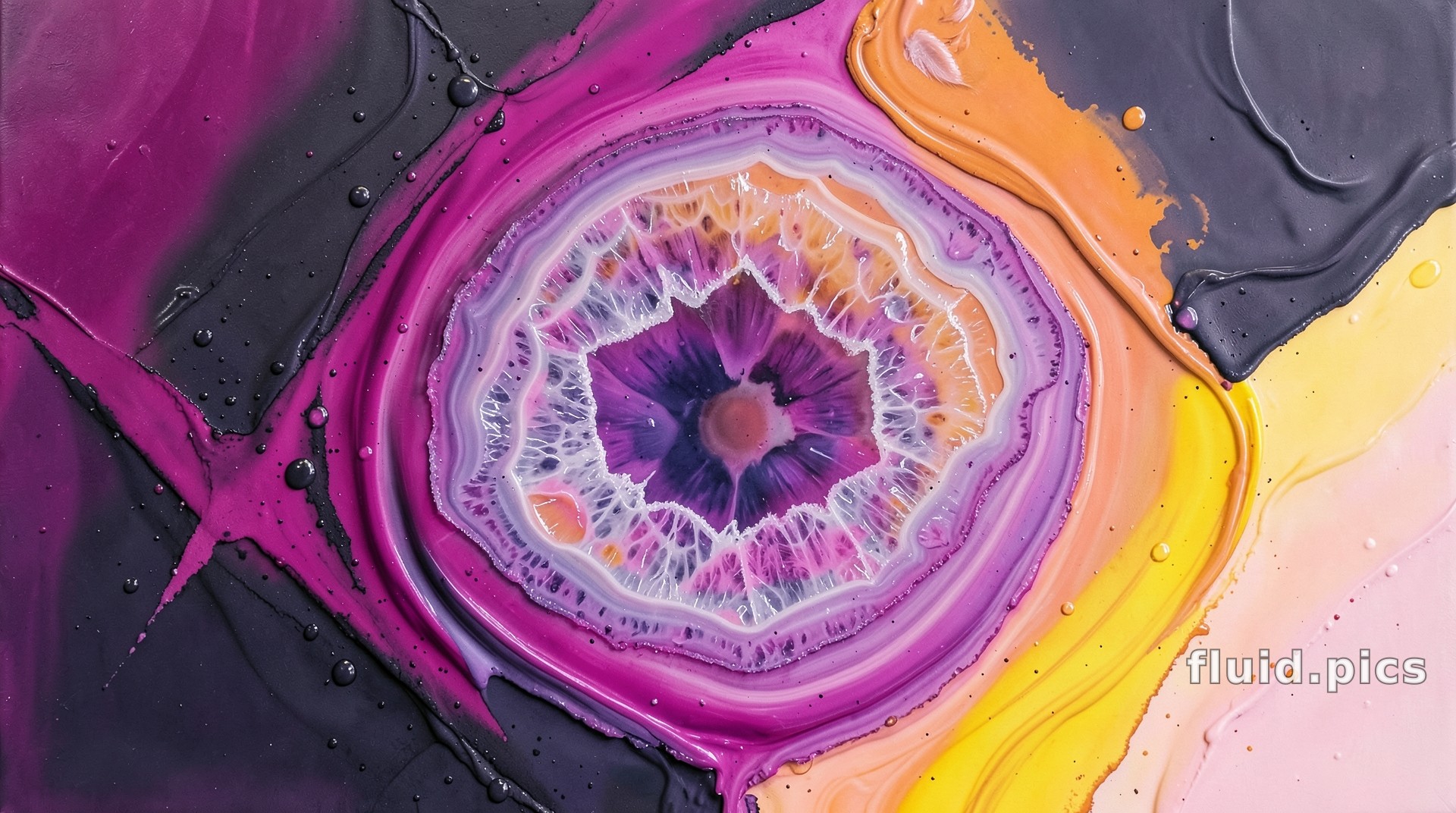Amethyst Slice — Гибридное искусство