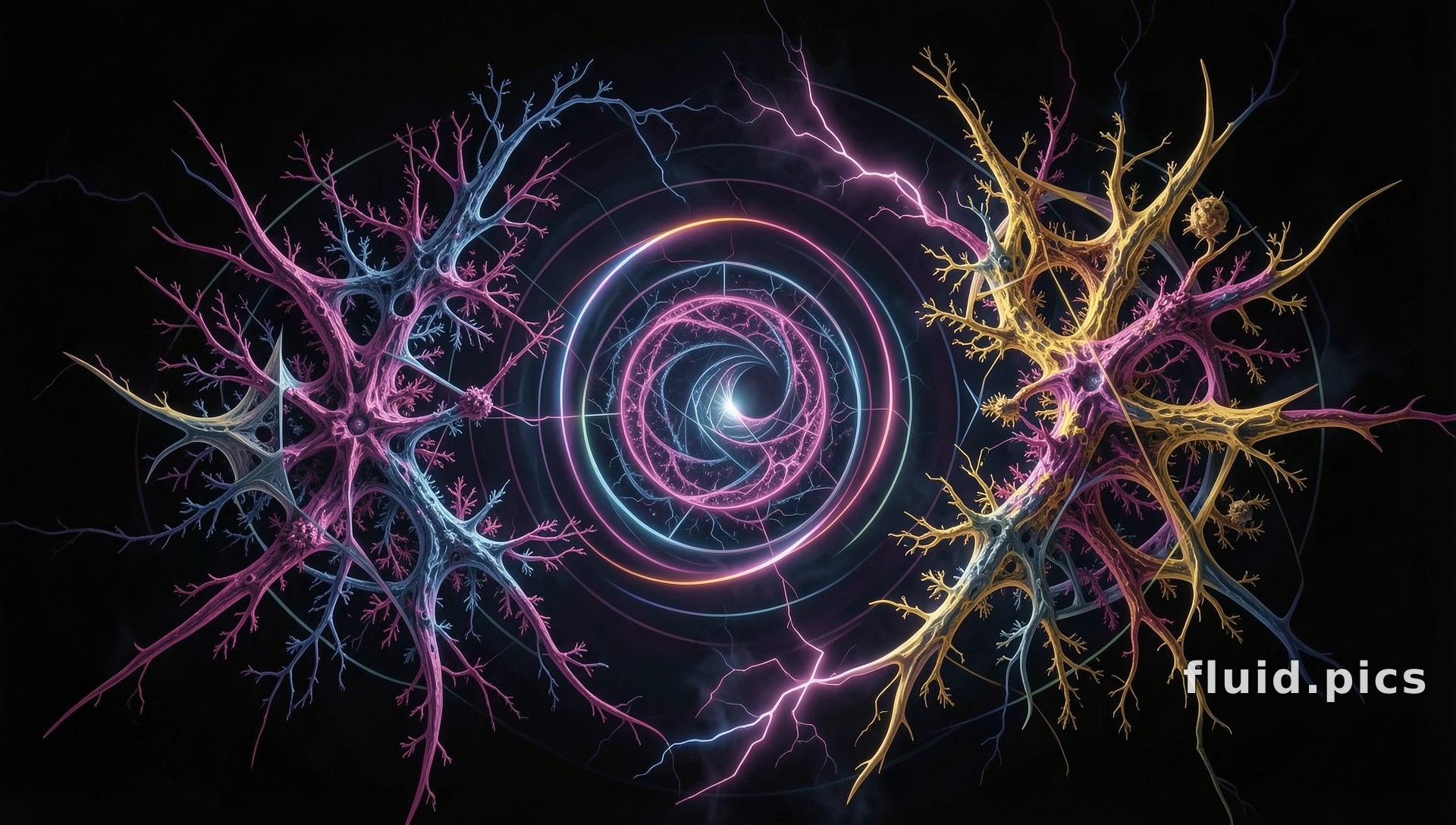 Two Discharges — Fractal Art