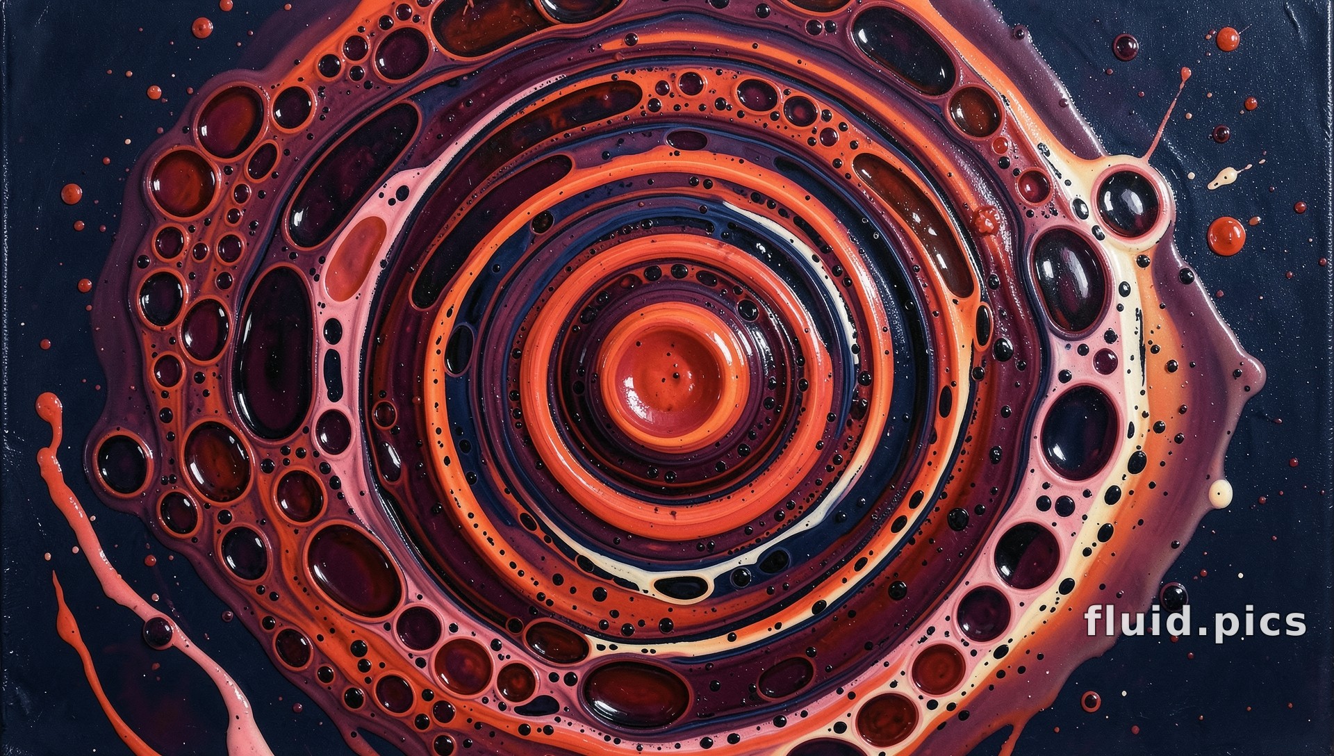 Bubble Garden — Fluid Art