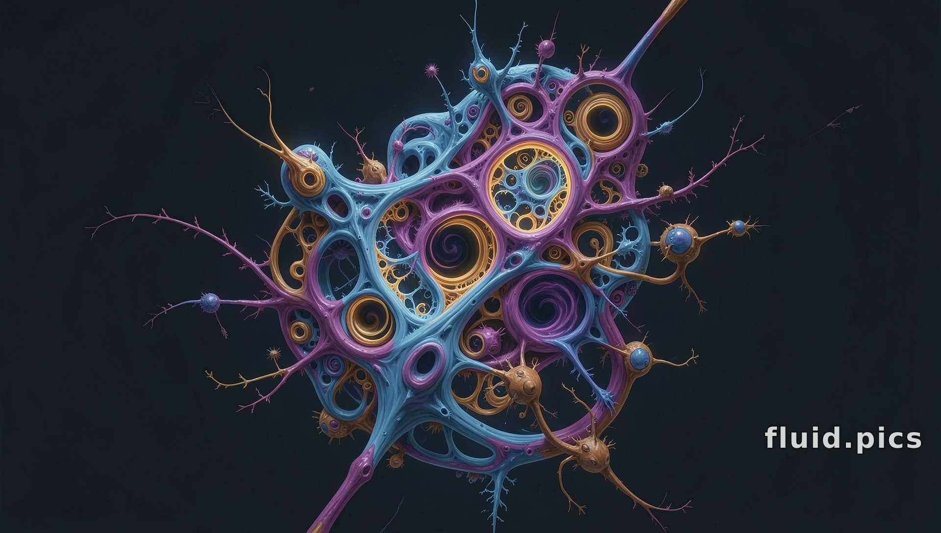 Microscopic Wanderer — Fractal Art