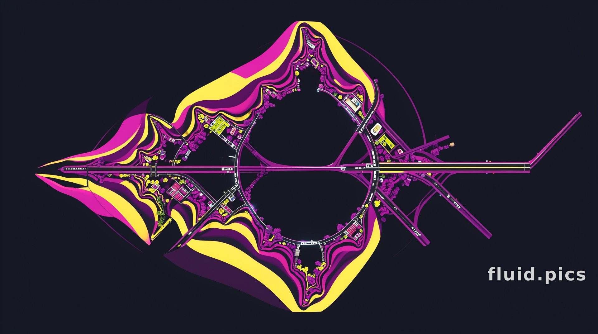 City's Fold — Fractal Art