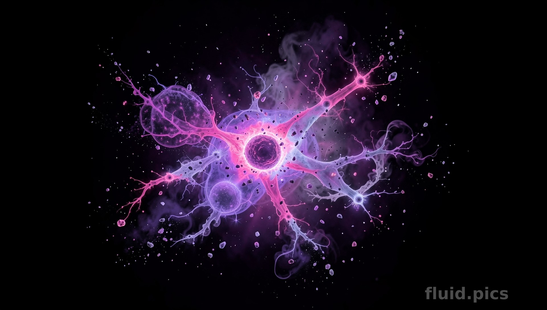 Flash in Purple — Fractal Art