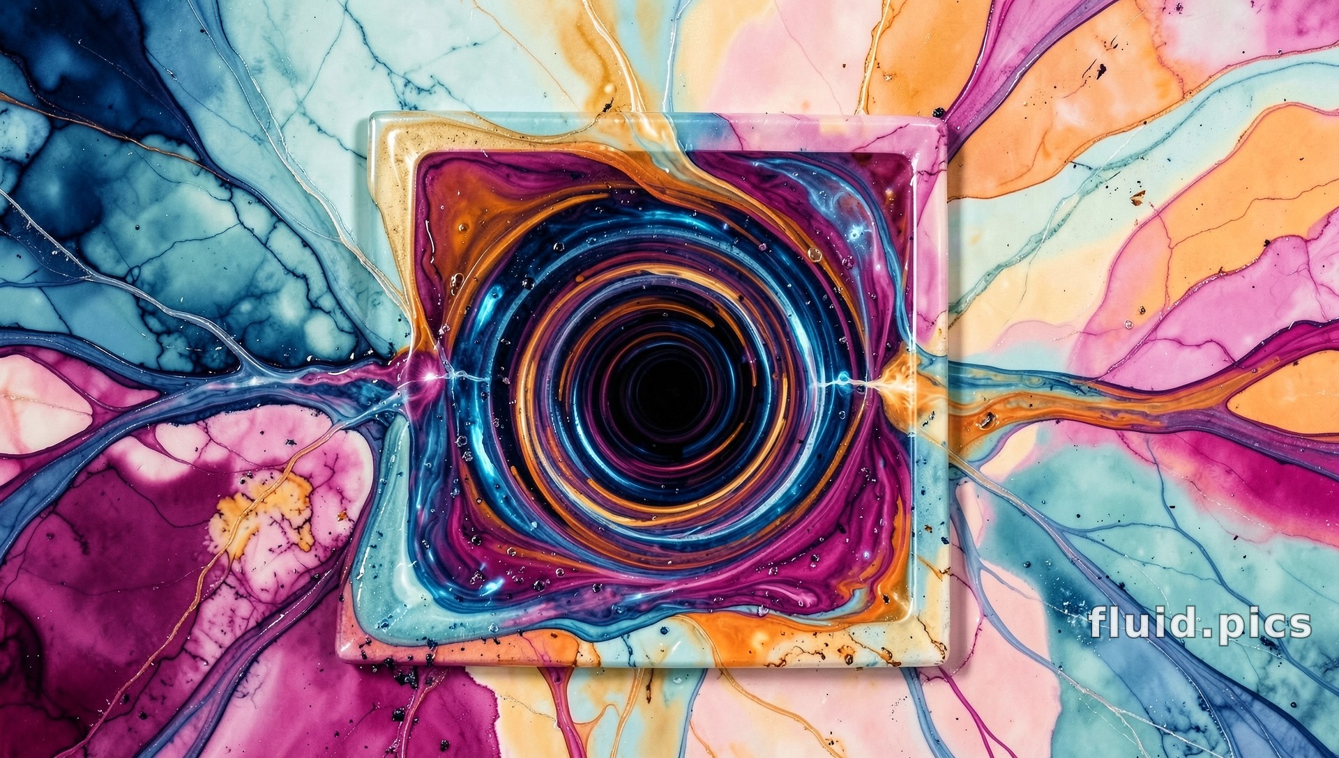 Marble Whirl — Гибридное искусство