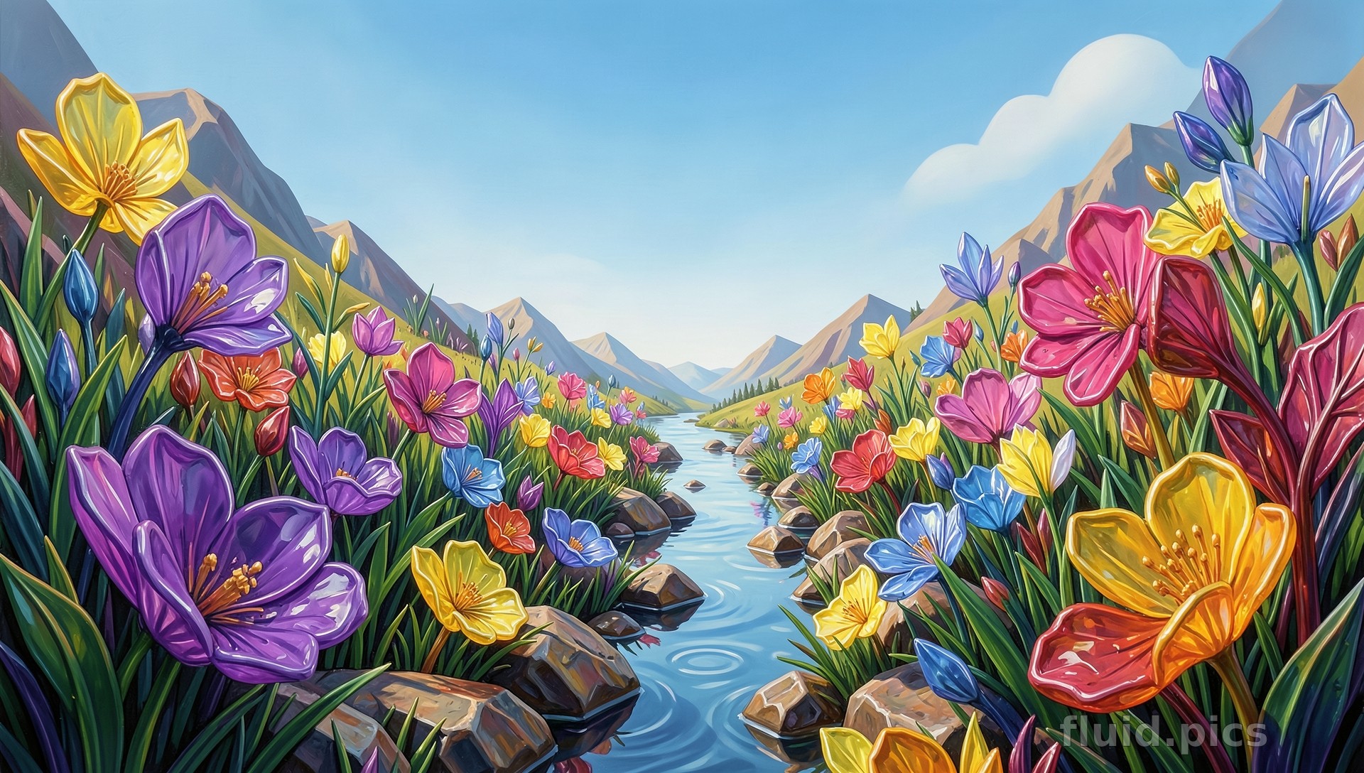 Долина распустившихся желаний — Психоделическая абстракция