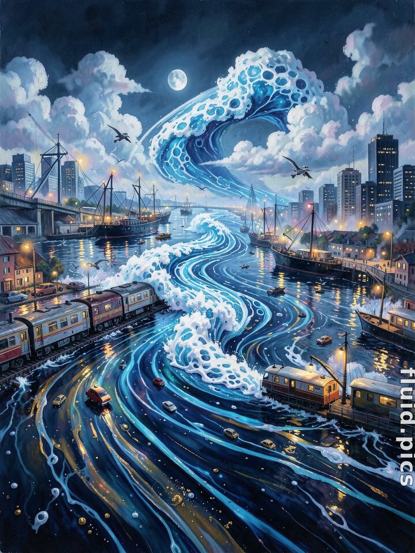 Sky Wave — Гибридное искусство