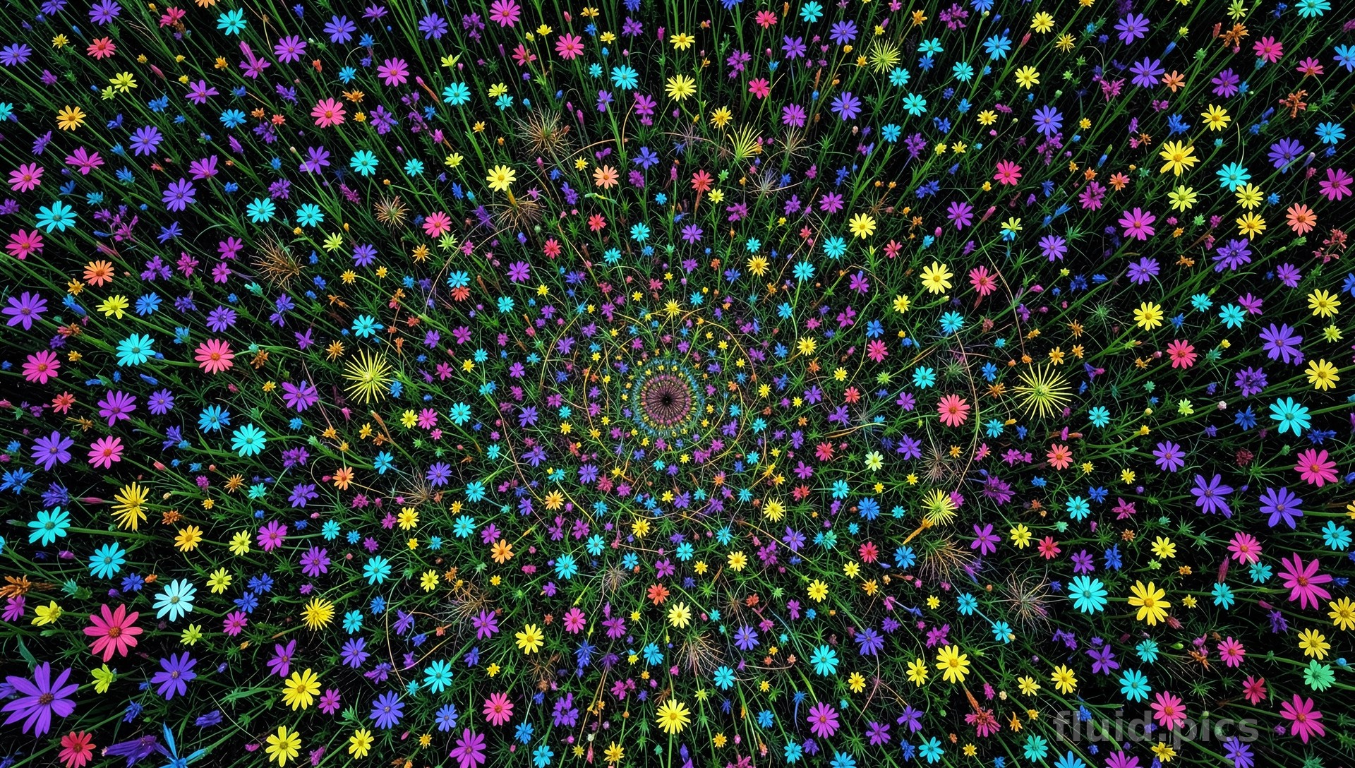 Сад притяжения — Фрактальное искусство