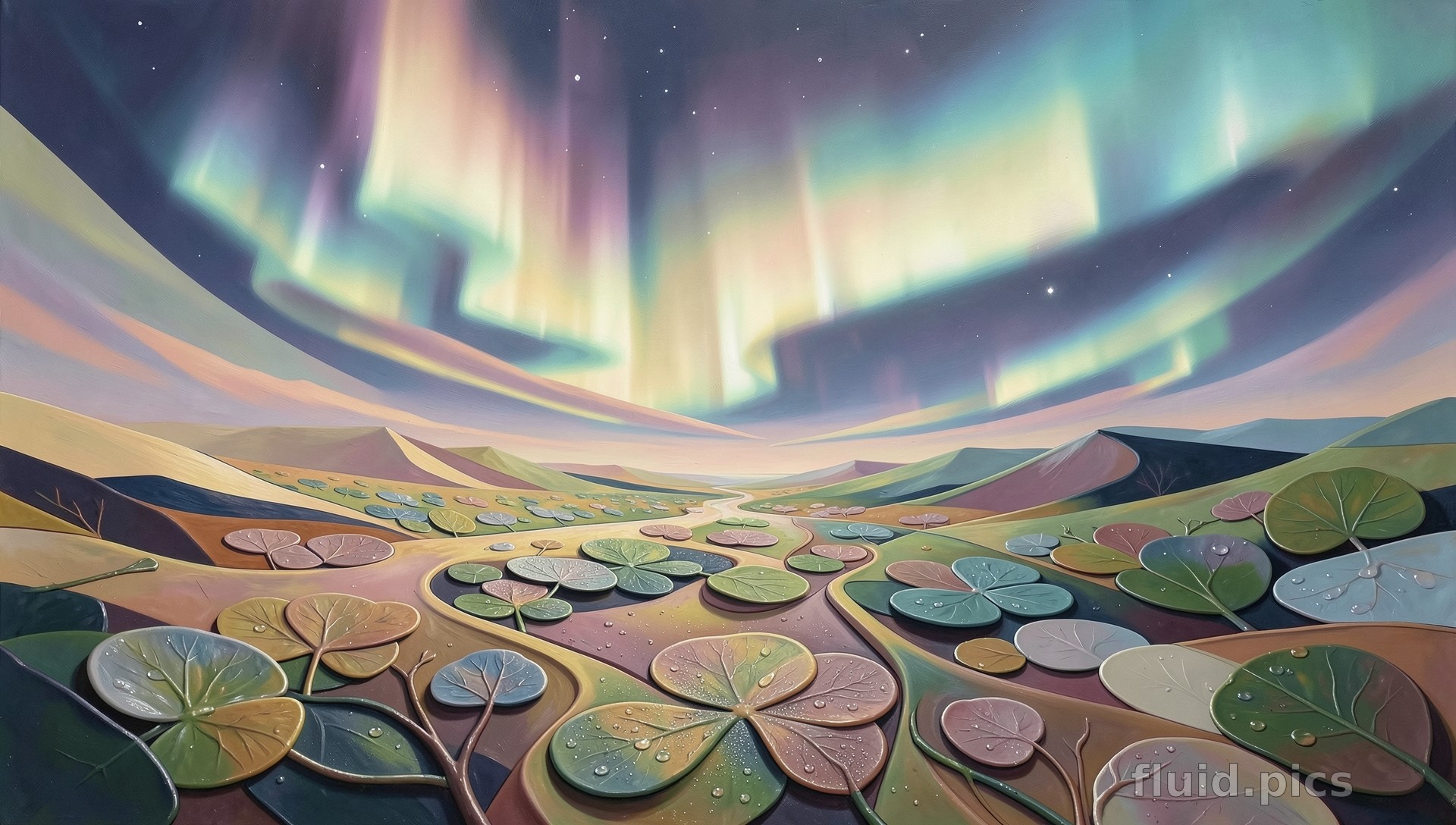 Clover Road — Psychedelic Abstract