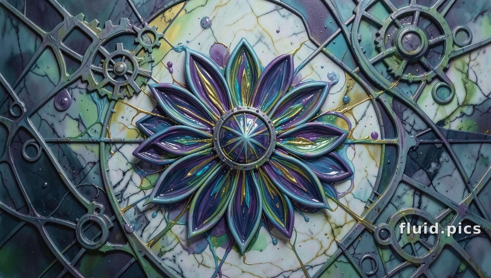 The Mechanical Flower — Гибридное искусство