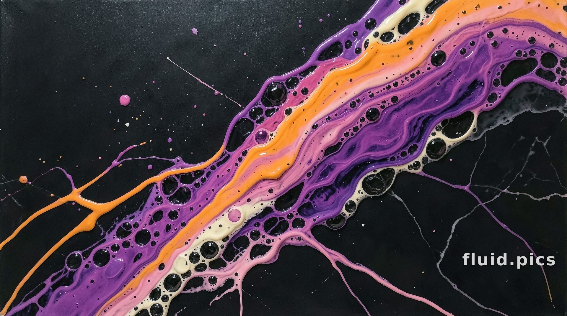 Lava Channel — Fluid Art