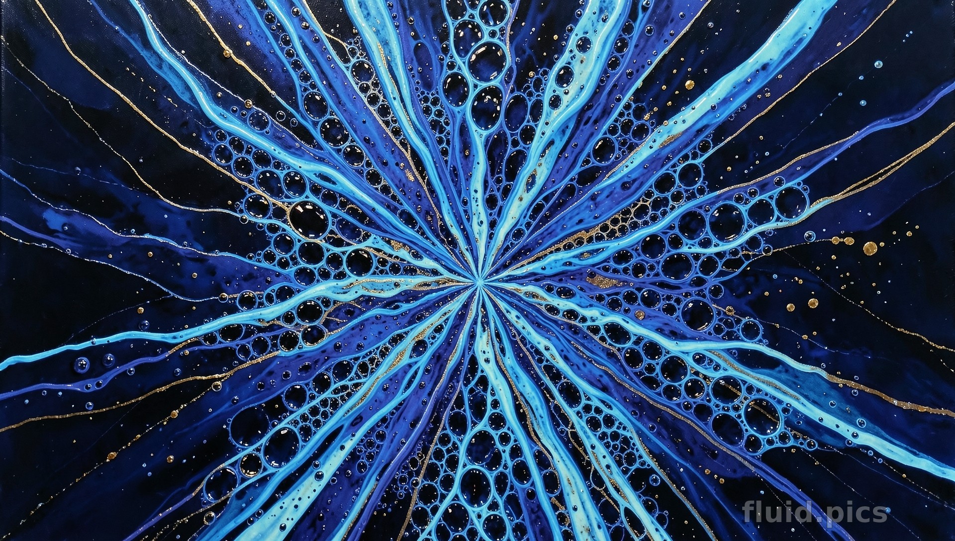 Starry Ocean — Fluid Art
