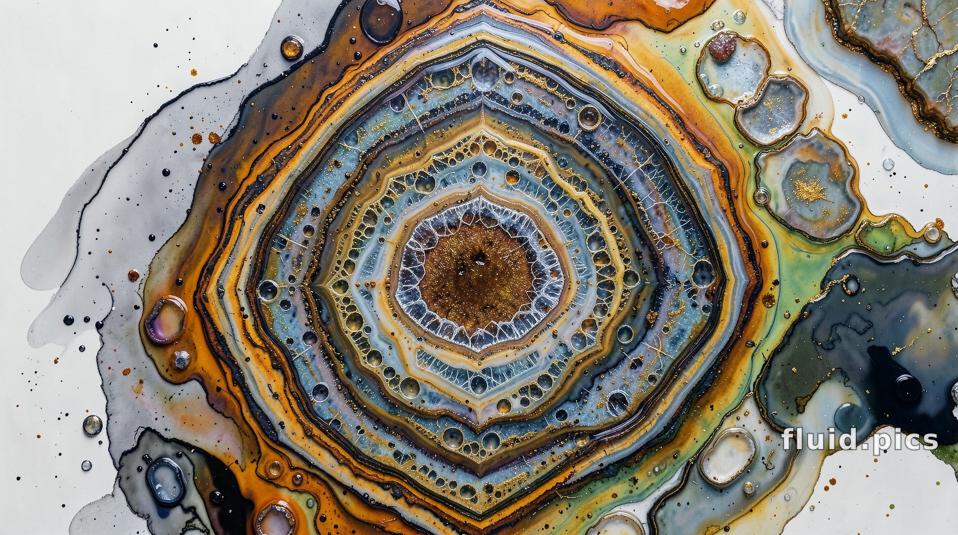Agate Slice — Гибридное искусство