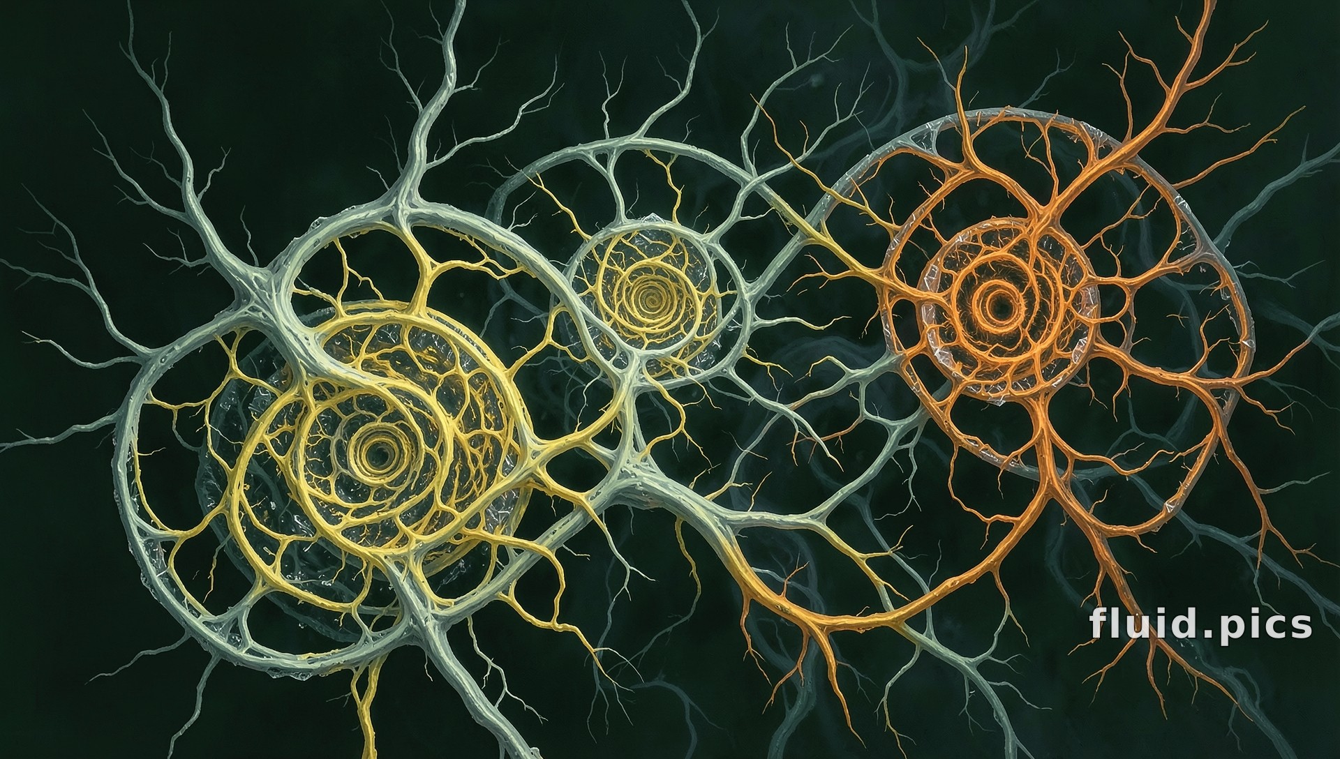 Two Forest Spirals — Fractal Art