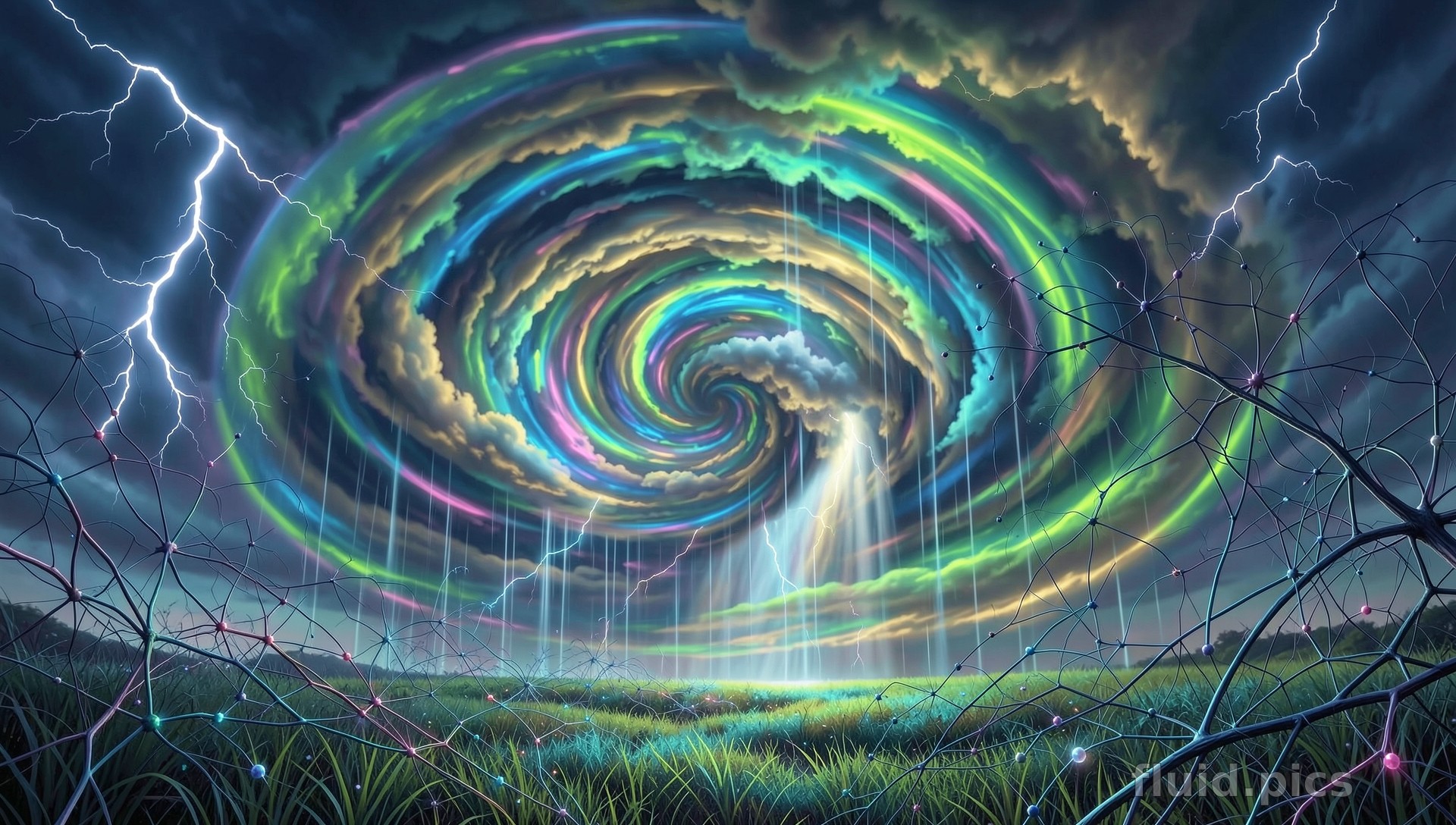 Storm That Dances — Hybrid Art