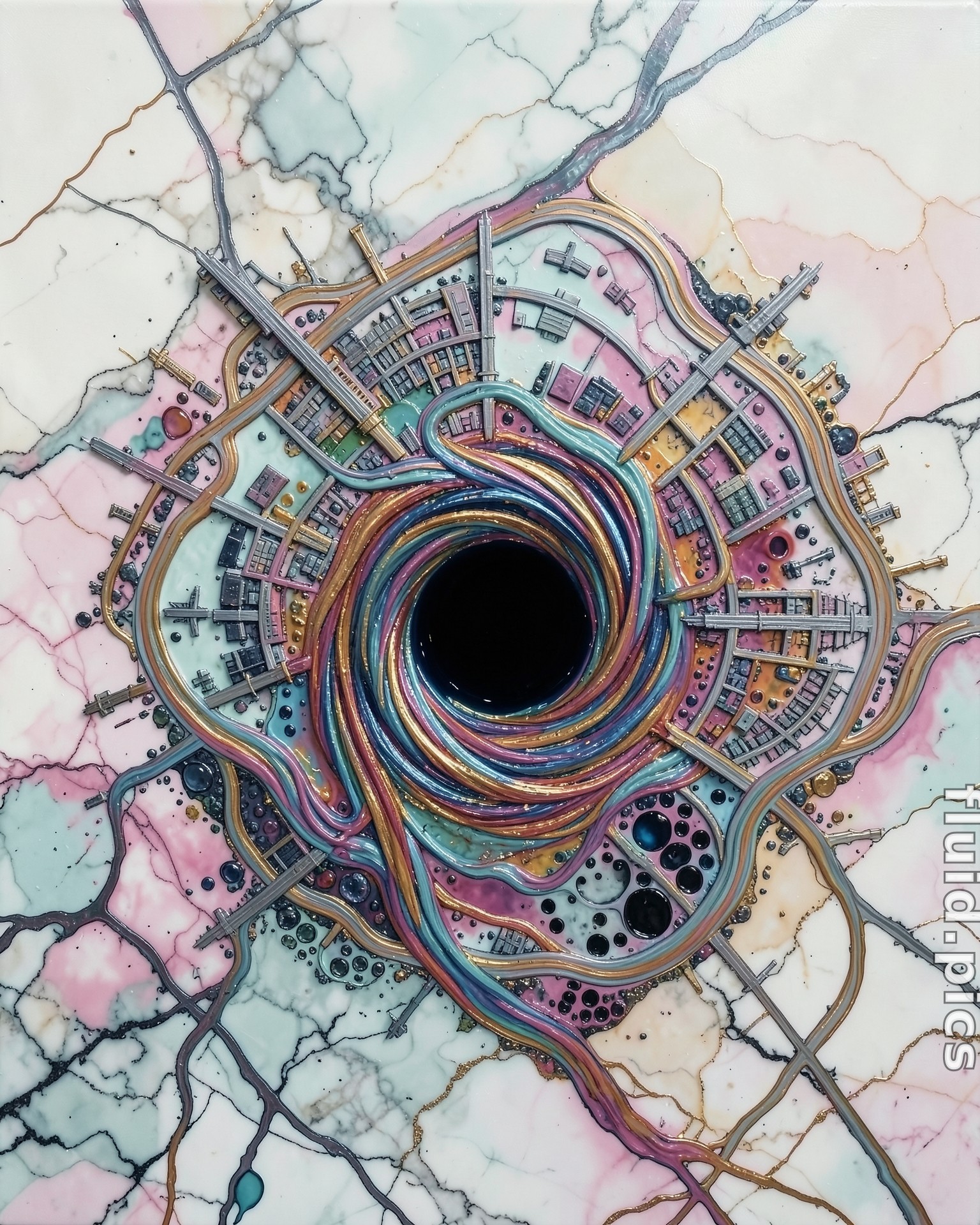 Urban Abyss Absorption — Гибридное искусство