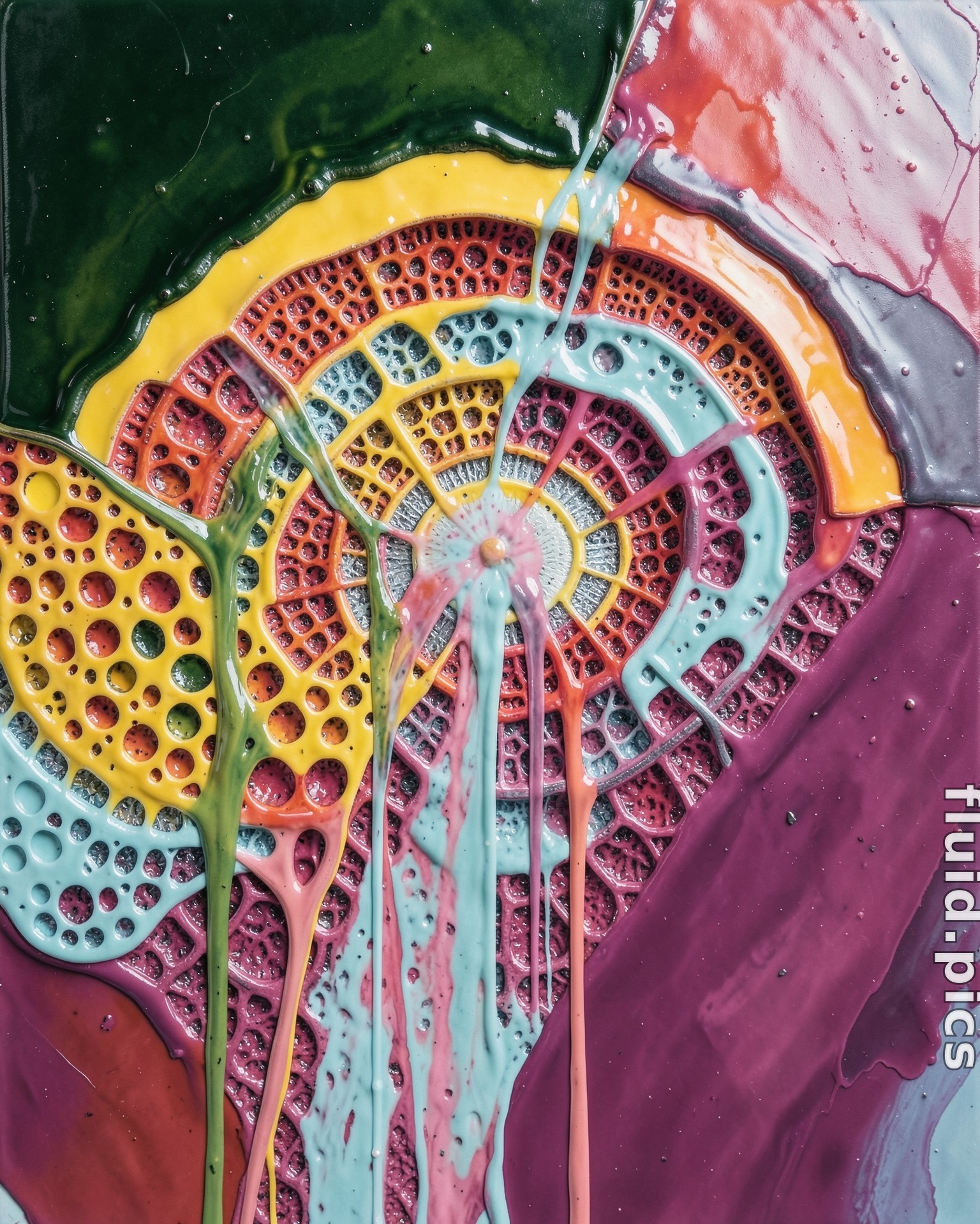 Melting Mandala — Гибридное искусство