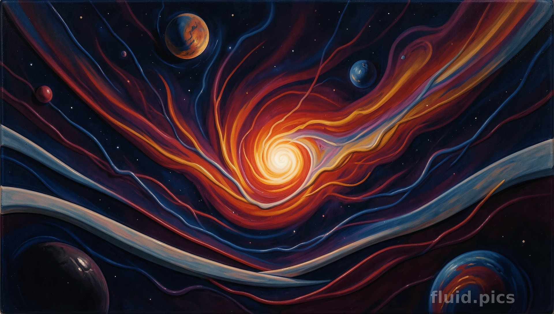 Cosmic Whirlpool — Psychedelic Abstract