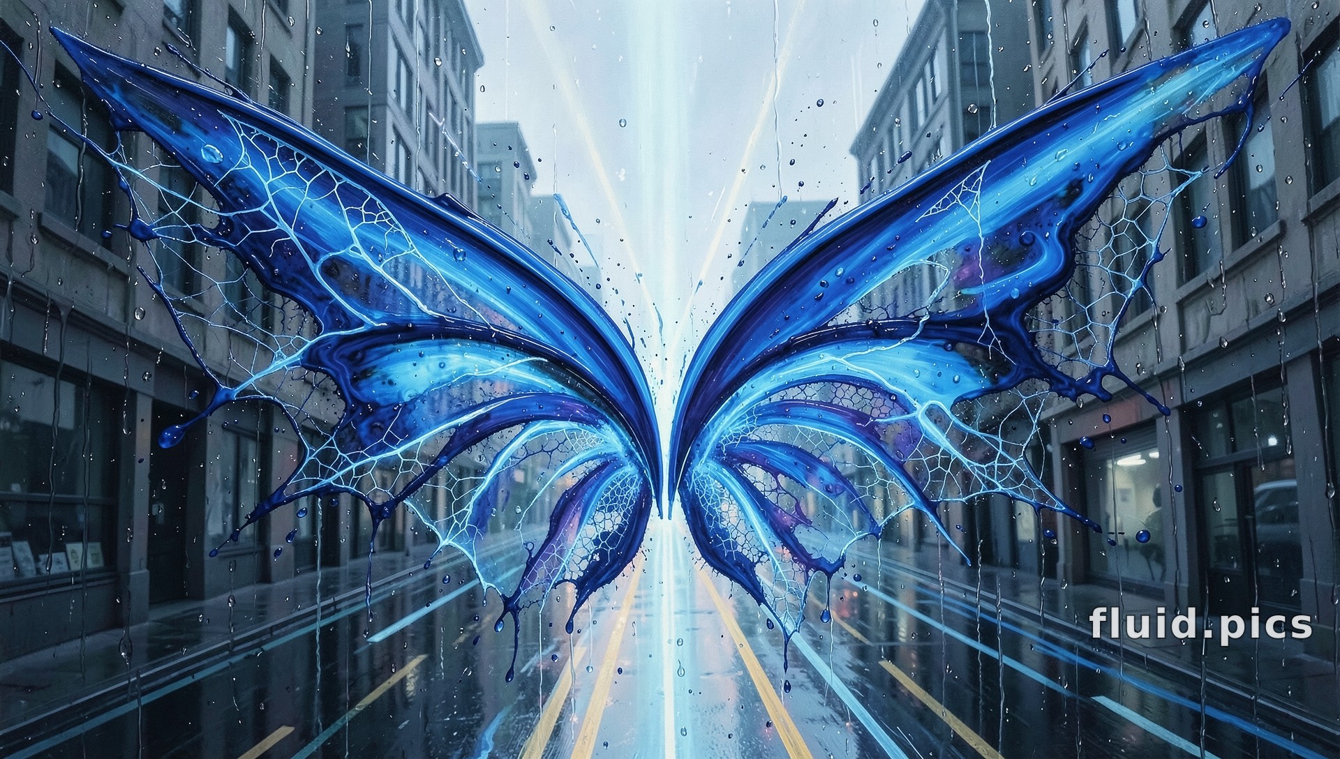 Valley of Two Lights — Hybrid Art