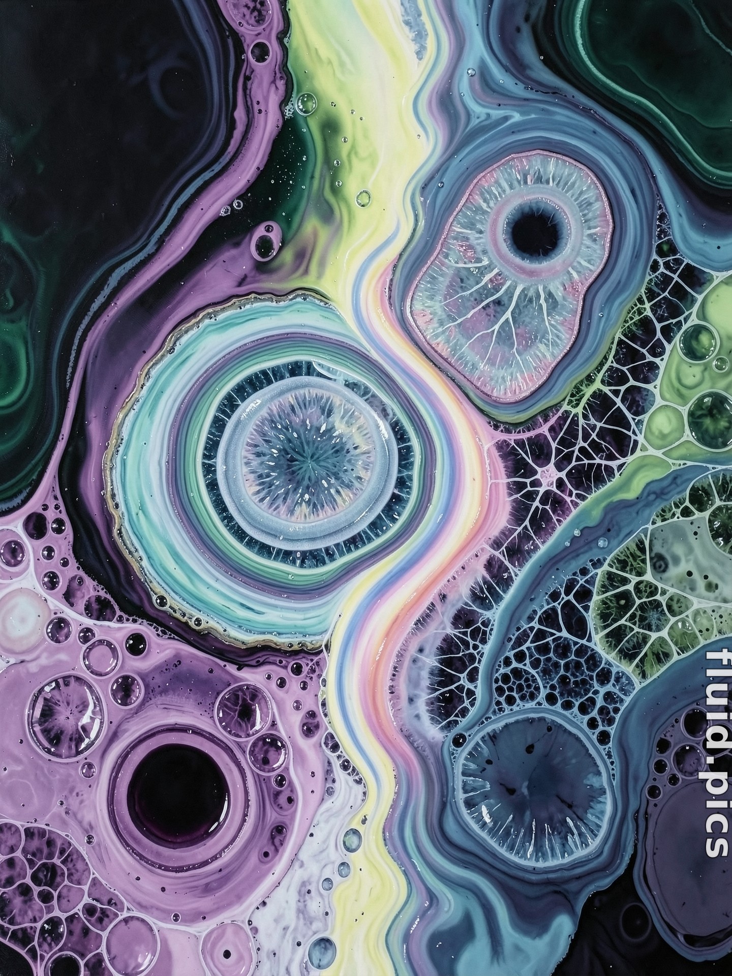 Agate Blooms — Гибридное искусство