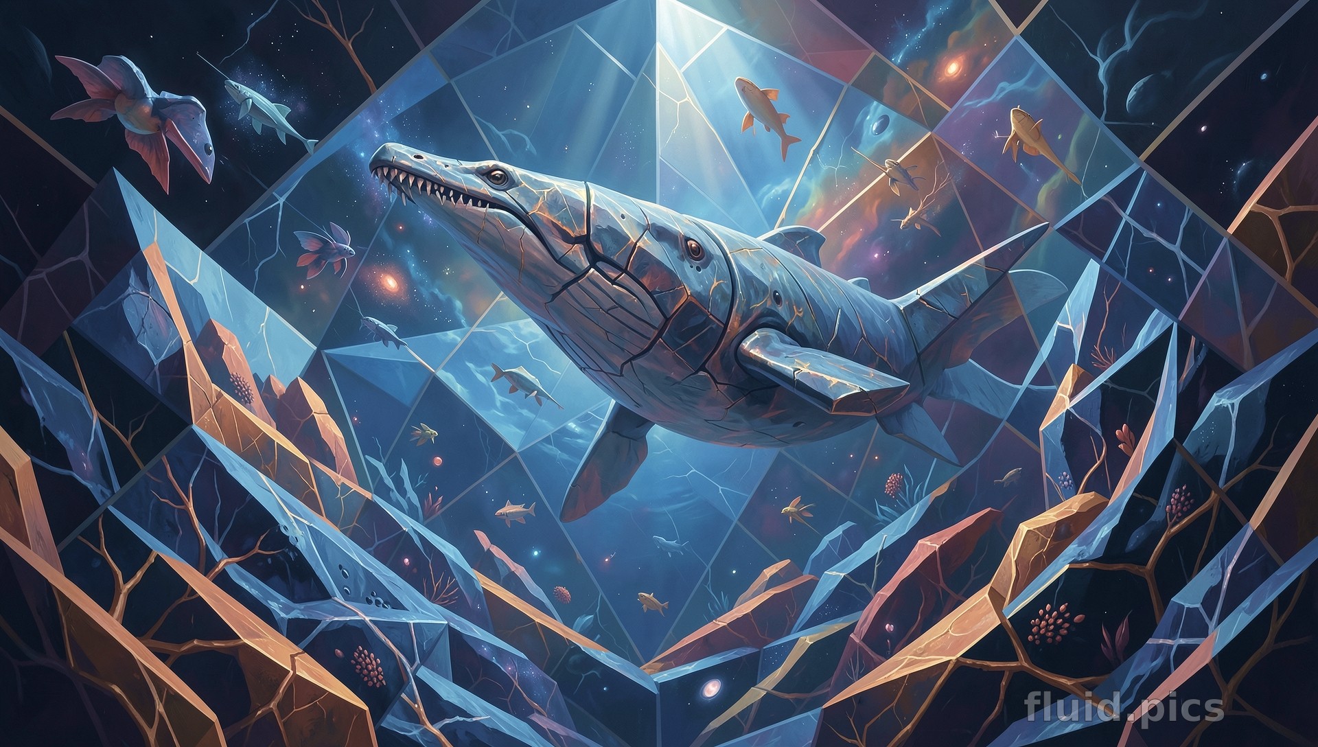 Stars in the Ocean — Psychedelic Abstract