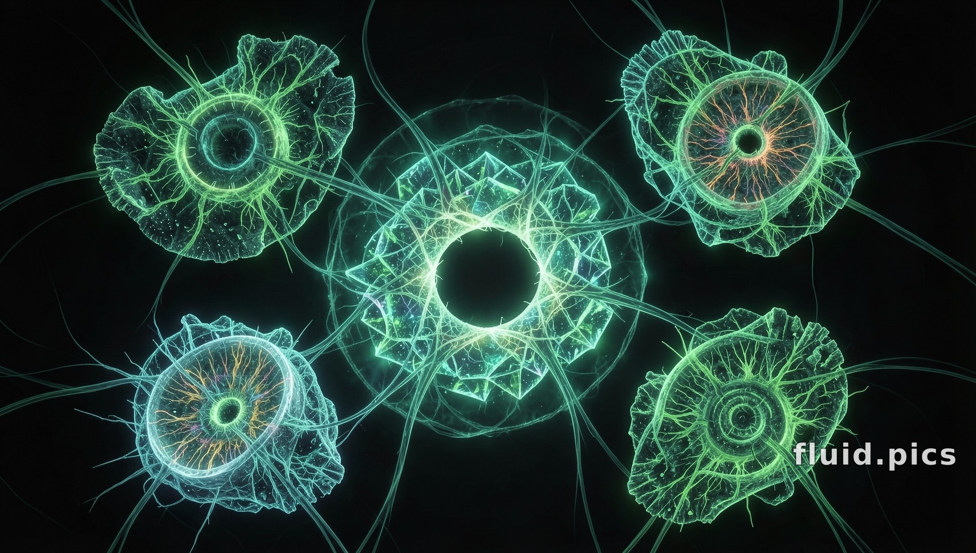 Green Eyes of Cosmos — Fractal Art