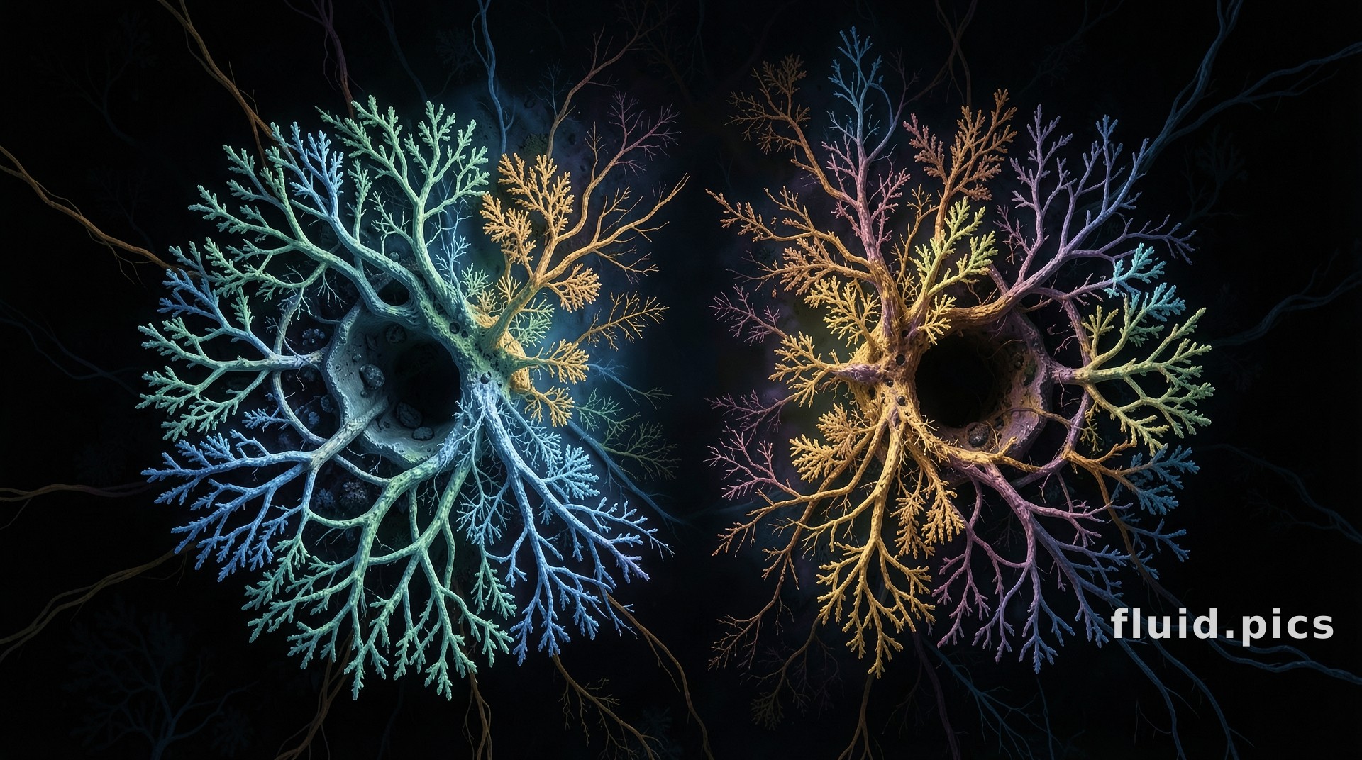 Twin Trees — Fractal Art