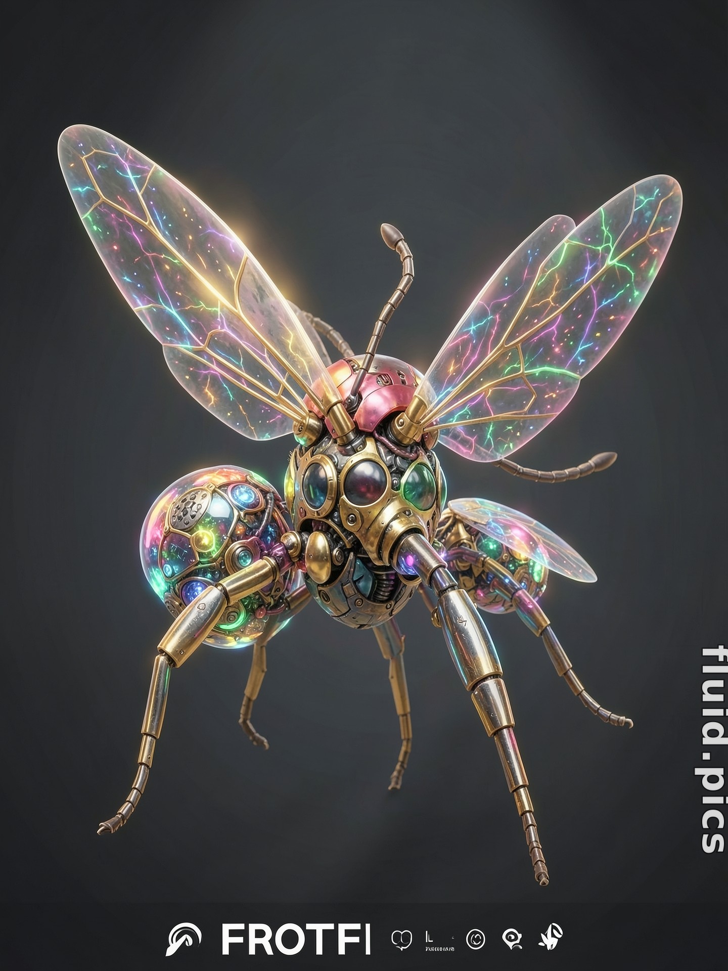 The Clockwork Wasp — Fractal Art