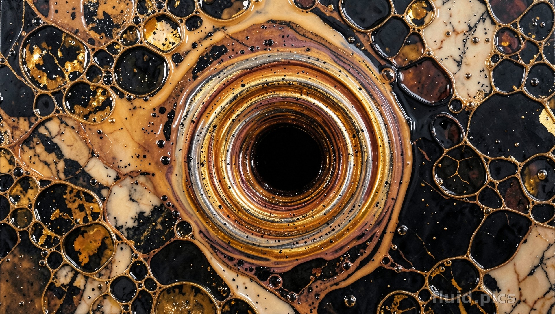 Breathing Funnel — Fluid Art