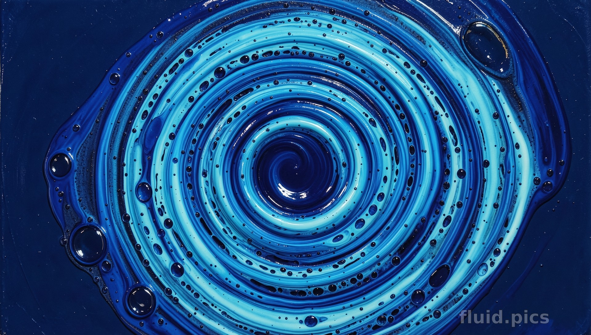 Deep Spiral — Fluid Art
