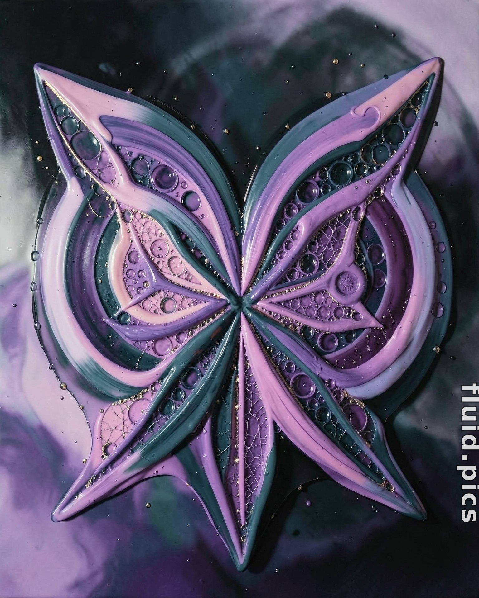 Stone Butterfly — Гибридное искусство