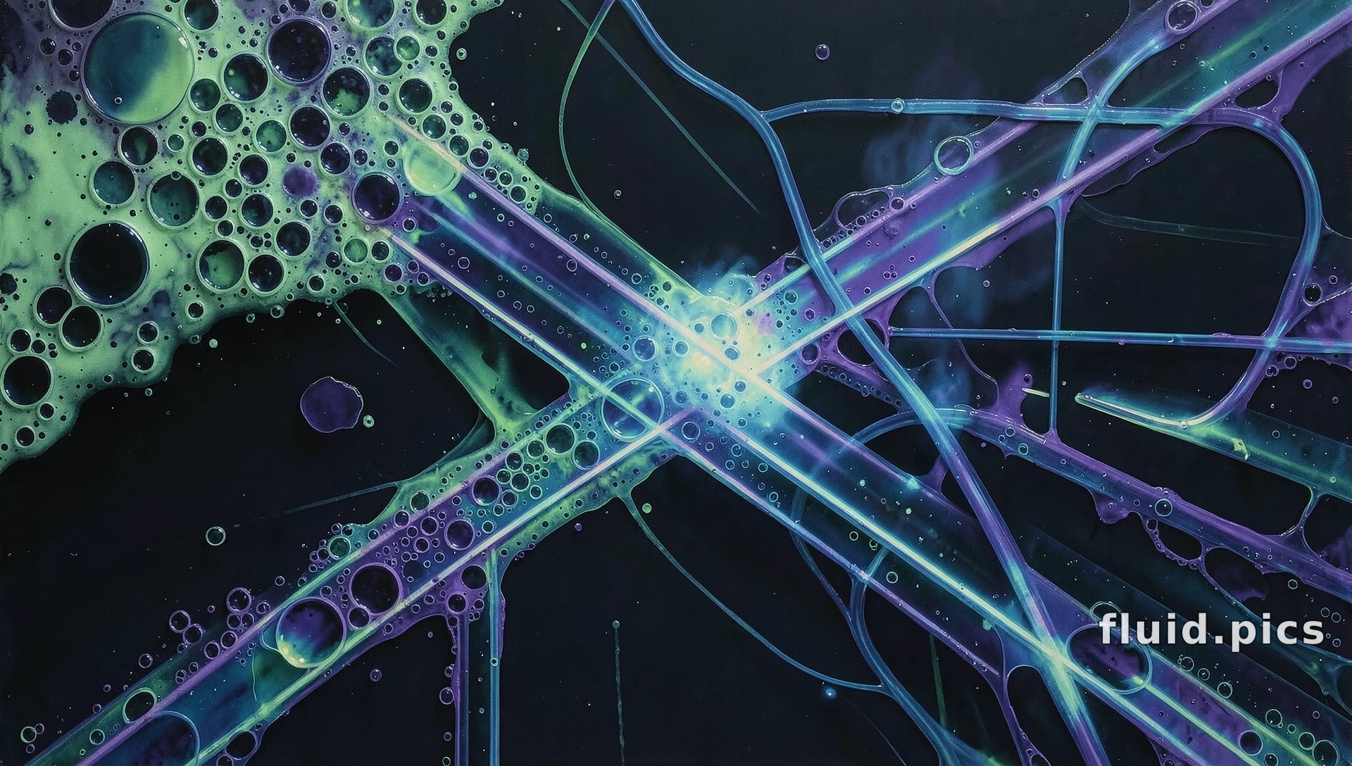Crossing of Light — Hybrid Art