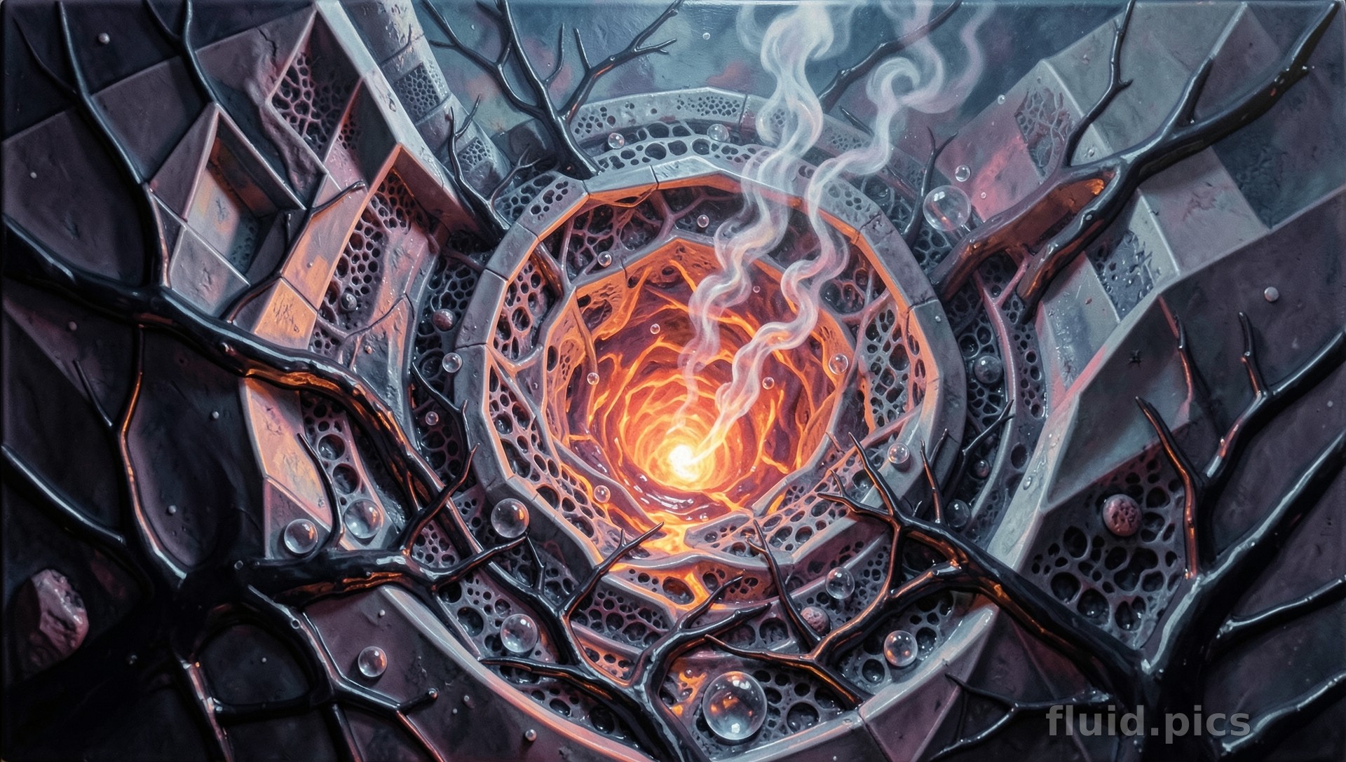 Breath of the Fiery Abyss — Психоделическая абстракция