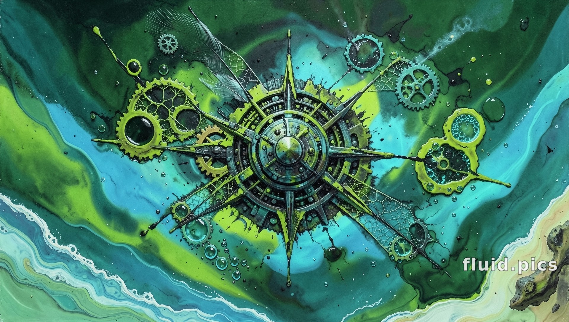 Compass of Gears — Гибридное искусство