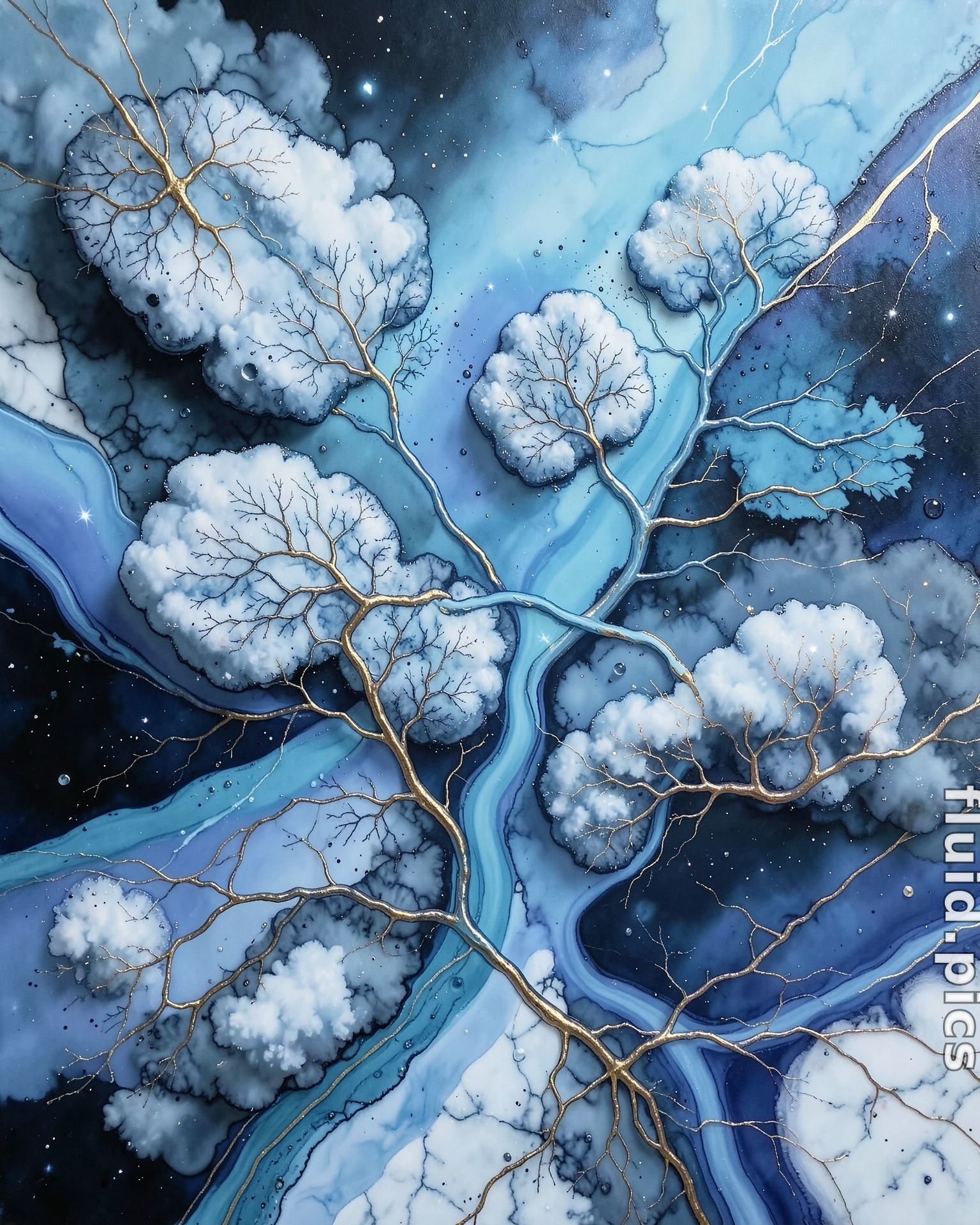 Roots of sky-clouds — Гибридное искусство