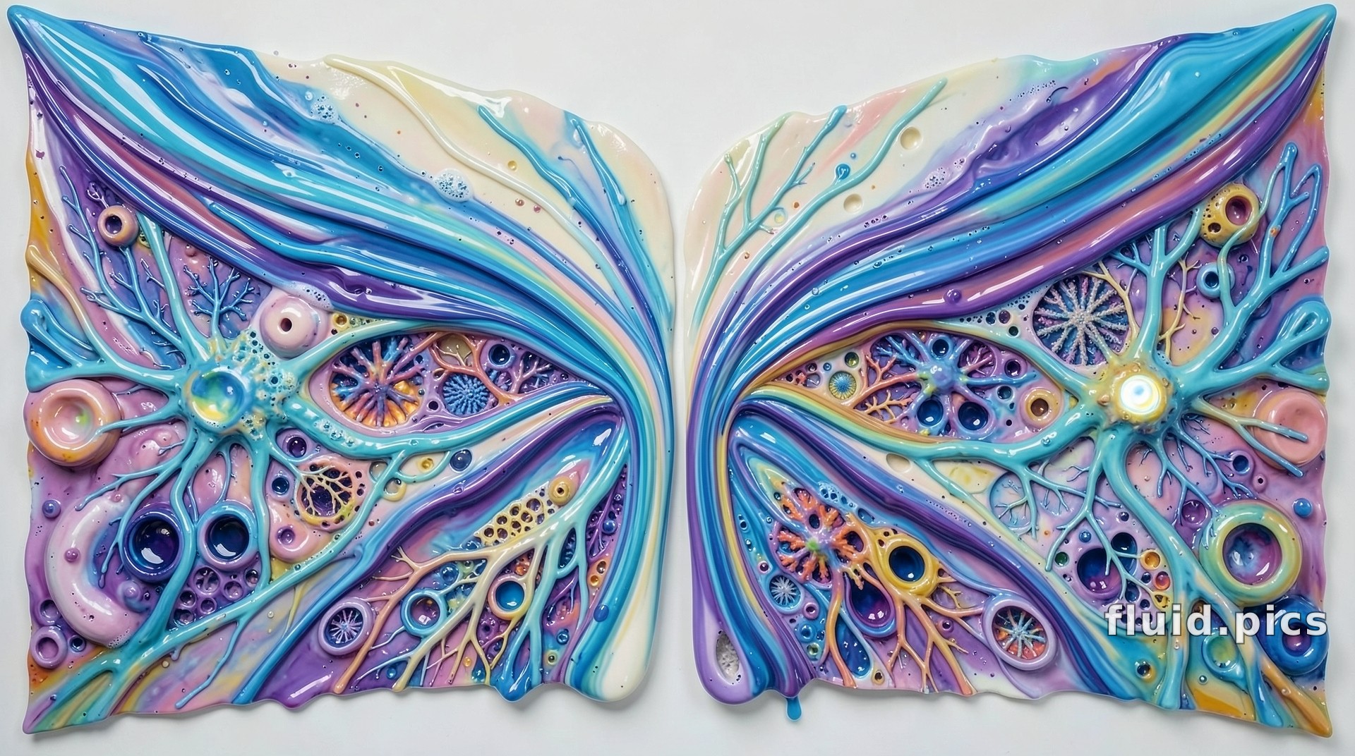 Coral Wings — Гибридное искусство