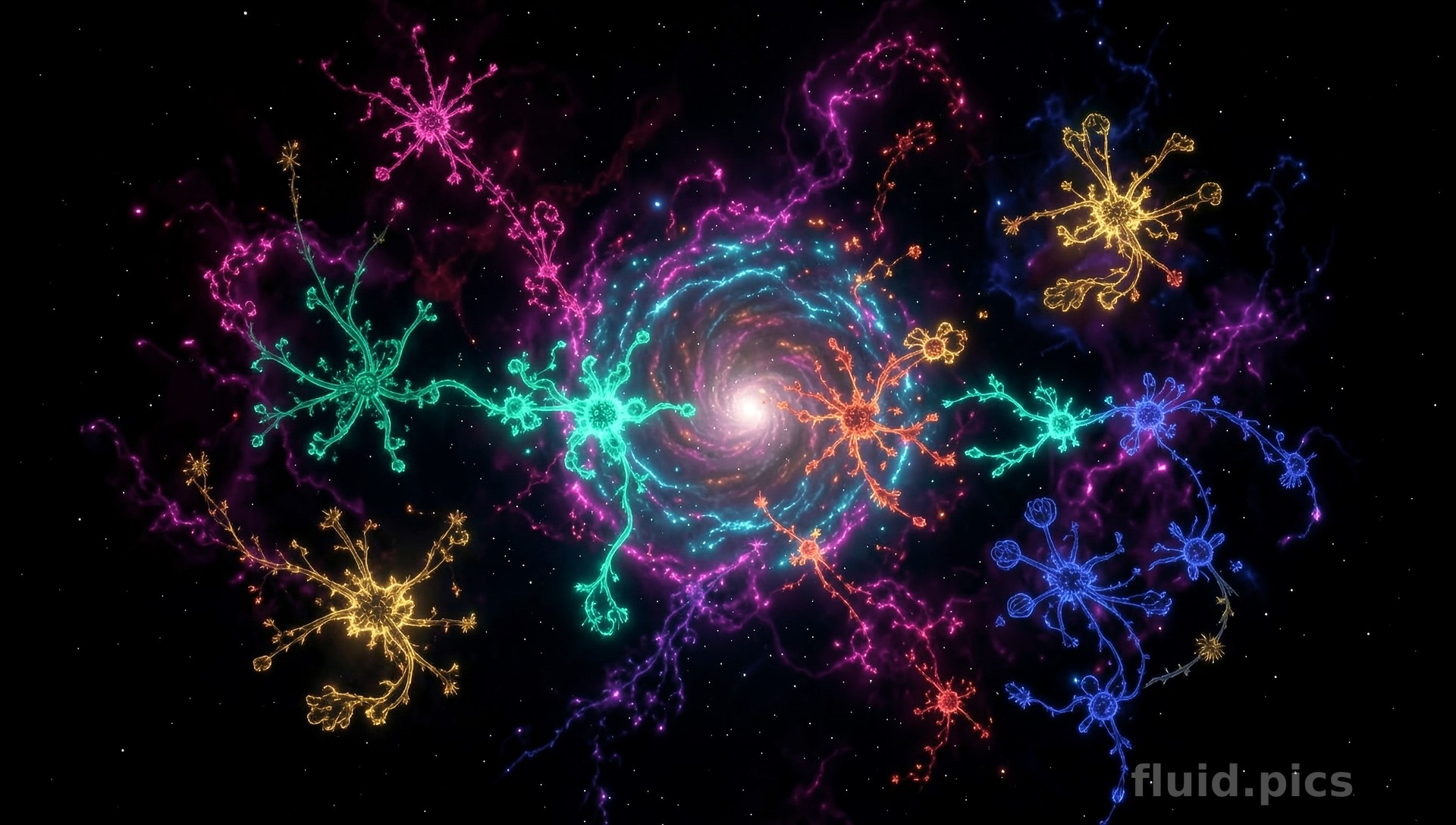 Звёздные лозы — Фрактальное искусство